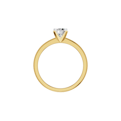 Elysian Essence Diamond Ring 18 KT / Yellow Gold / 18