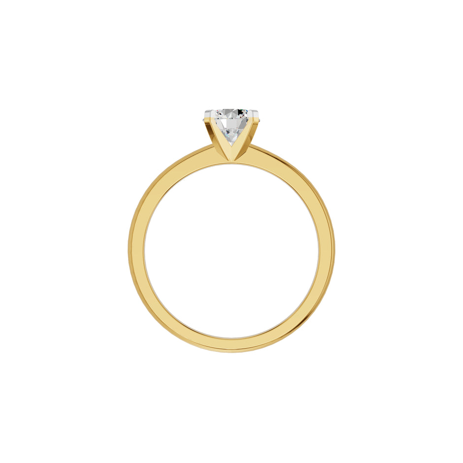 Elysian Essence Diamond Ring 18 KT / Yellow Gold / 18