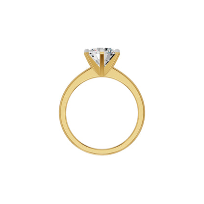 Contemporary Swirl Diamond Ring 18 KT / Yellow Gold / 18
