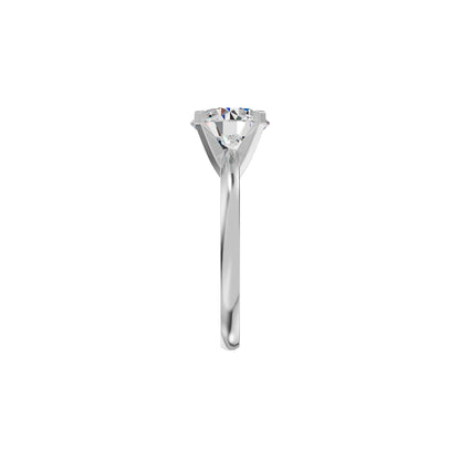 Royal Elegance Diamond Ring 18 KT / White Gold / 18