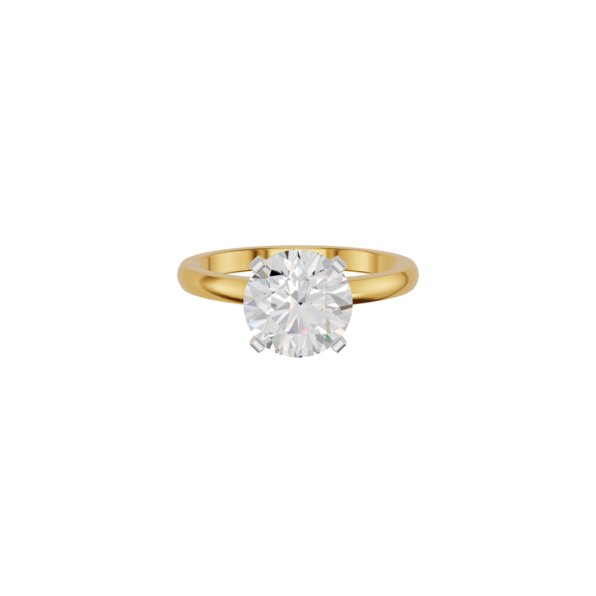 Royal Elegance Diamond Ring 18 KT / Yellow Gold / 18