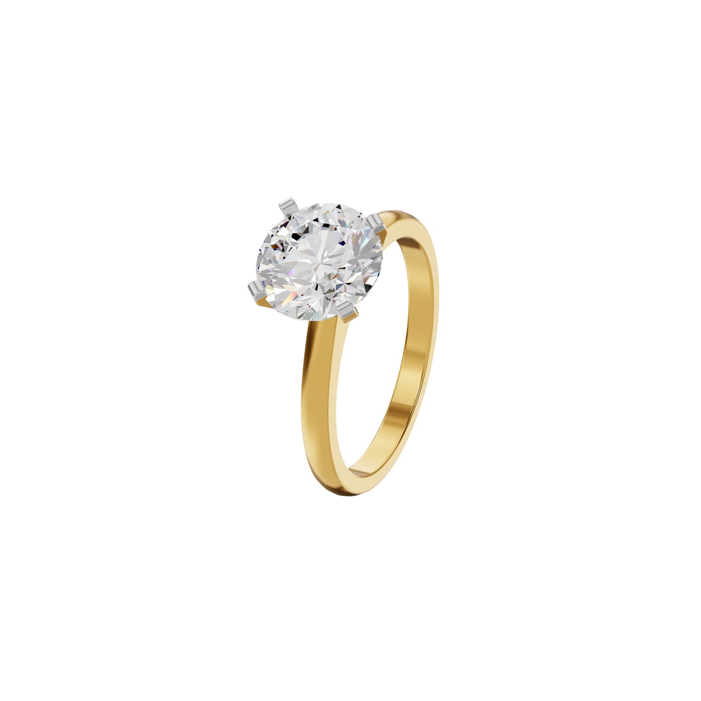 Royal Elegance Diamond Ring 18 KT / Yellow Gold / 18