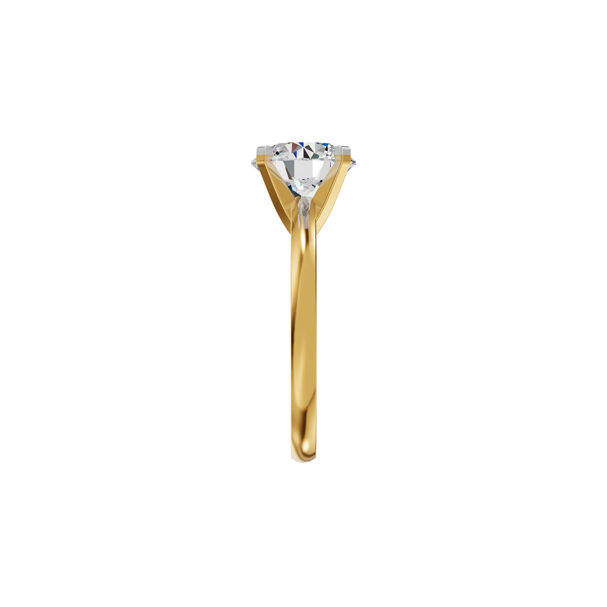Royal Elegance Diamond Ring 18 KT / Yellow Gold / 18