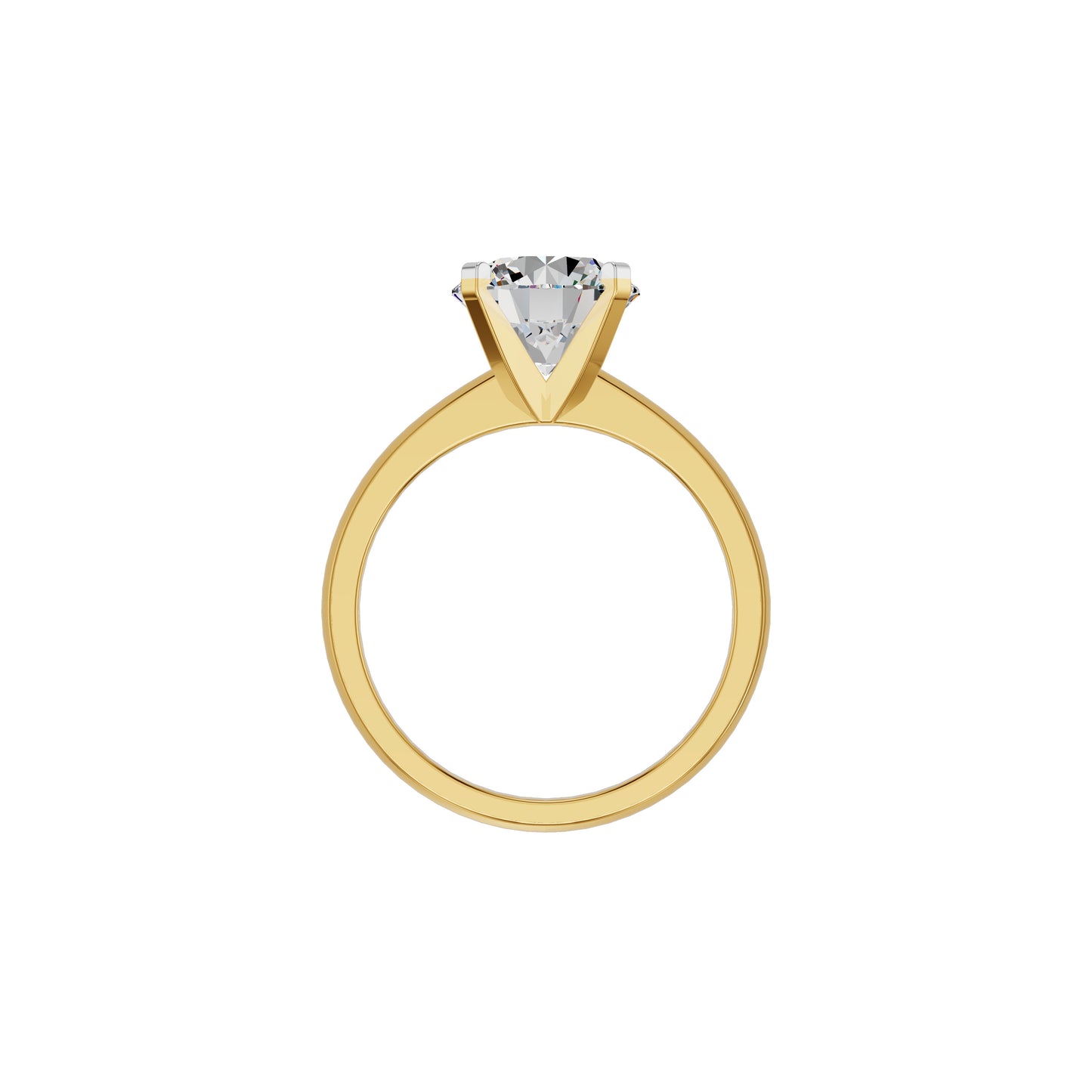 Royal Elegance Diamond Ring 18 KT / Yellow Gold / 18