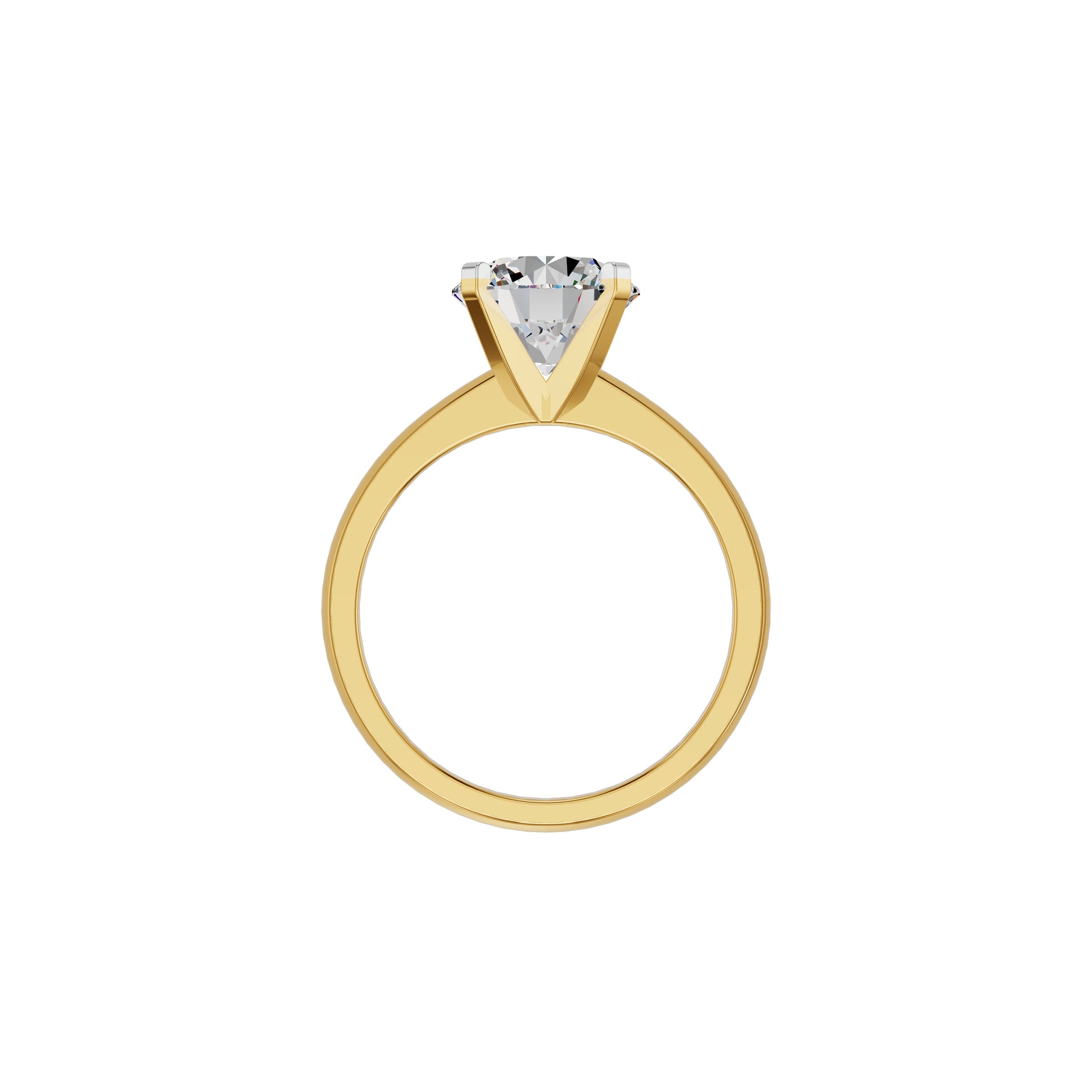 Royal Elegance Diamond Ring 18 KT / Yellow Gold / 18