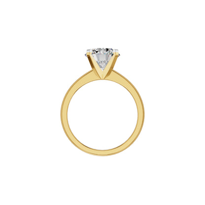 Royal Elegance Diamond Ring 18 KT / Yellow Gold / 18
