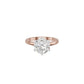 Radiant Allure Diamond Ring 18 KT / Rose Gold / 18