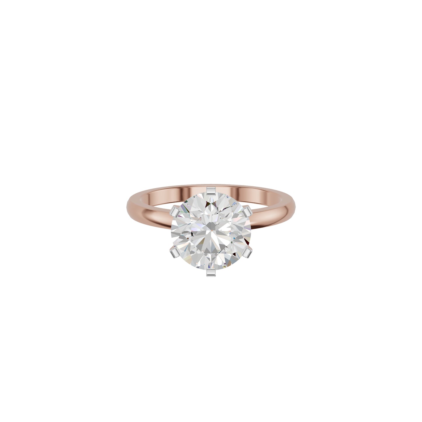 Radiant Allure Diamond Ring 18 KT / Rose Gold / 18