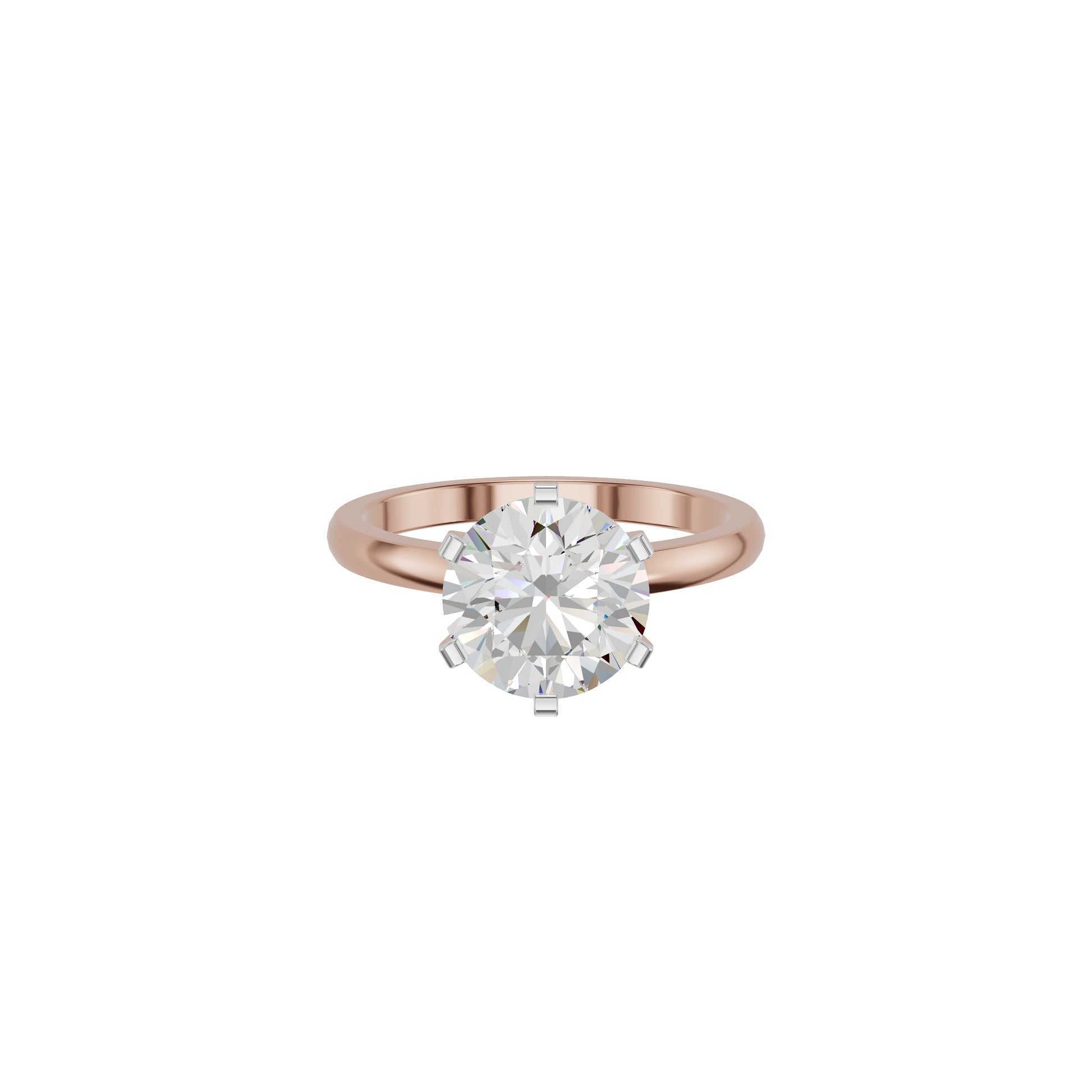 Radiant Allure Diamond Ring 18 KT / Rose Gold / 18