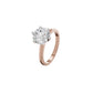 Radiant Allure Diamond Ring 18 KT / Rose Gold / 18