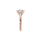 Radiant Allure Diamond Ring 18 KT / Rose Gold / 18