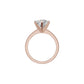 Radiant Allure Diamond Ring 18 KT / Rose Gold / 18