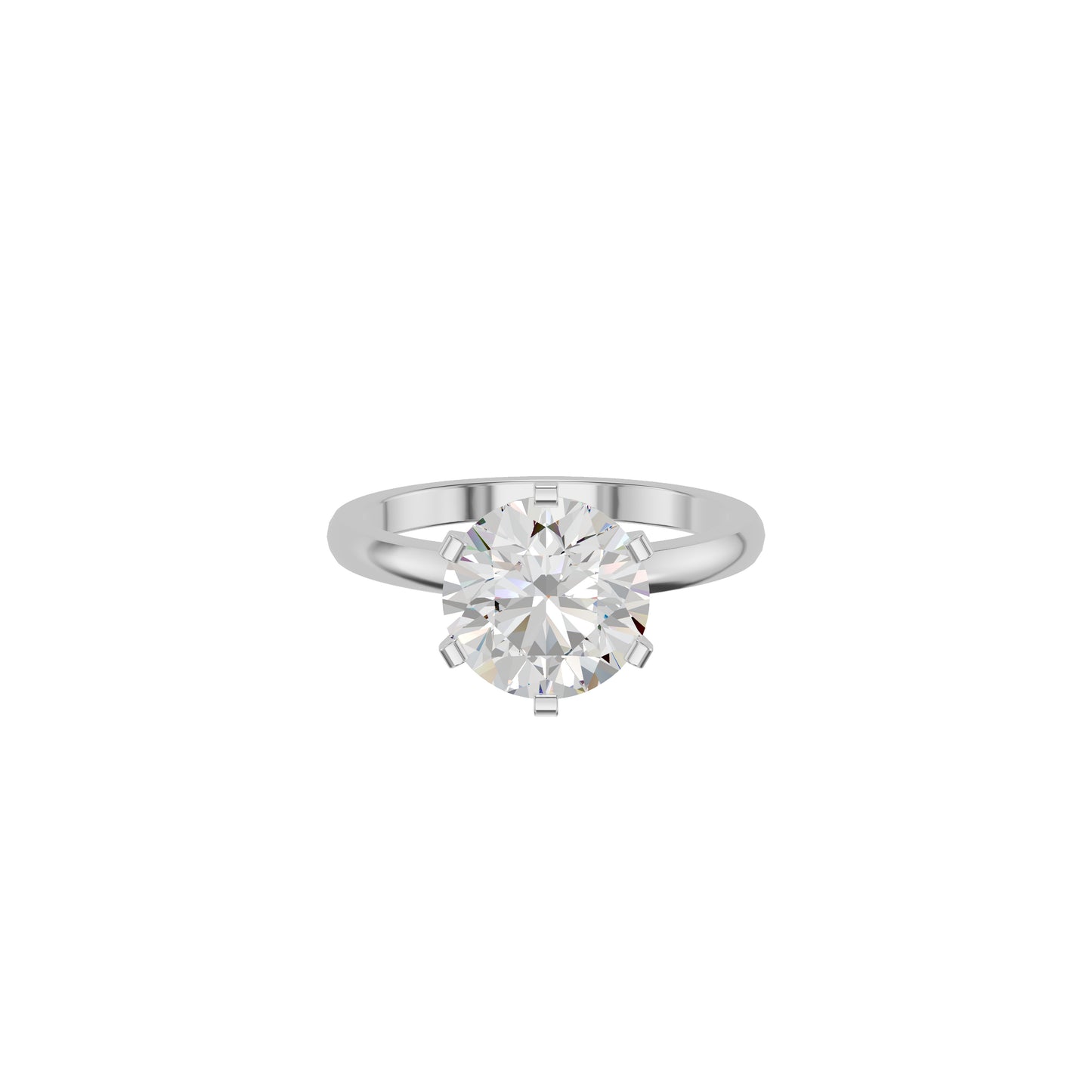 Radiant Allure Diamond Ring 18 KT / White Gold / 18