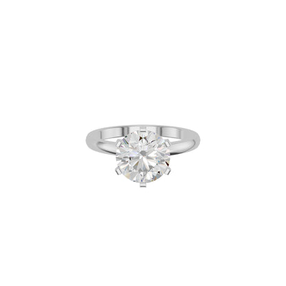 Radiant Allure Diamond Ring 18 KT / White Gold / 18