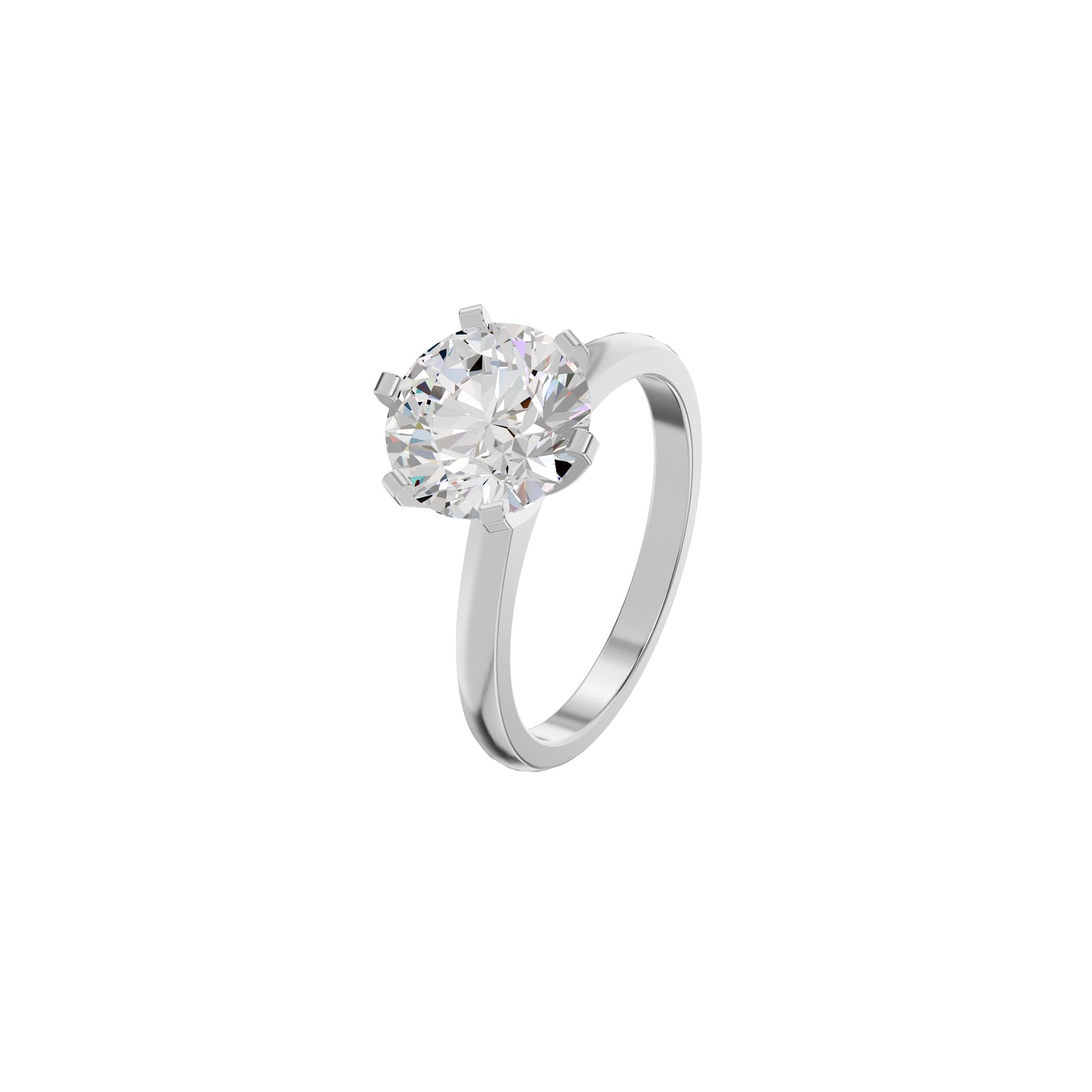 Radiant Allure Diamond Ring 18 KT / White Gold / 18