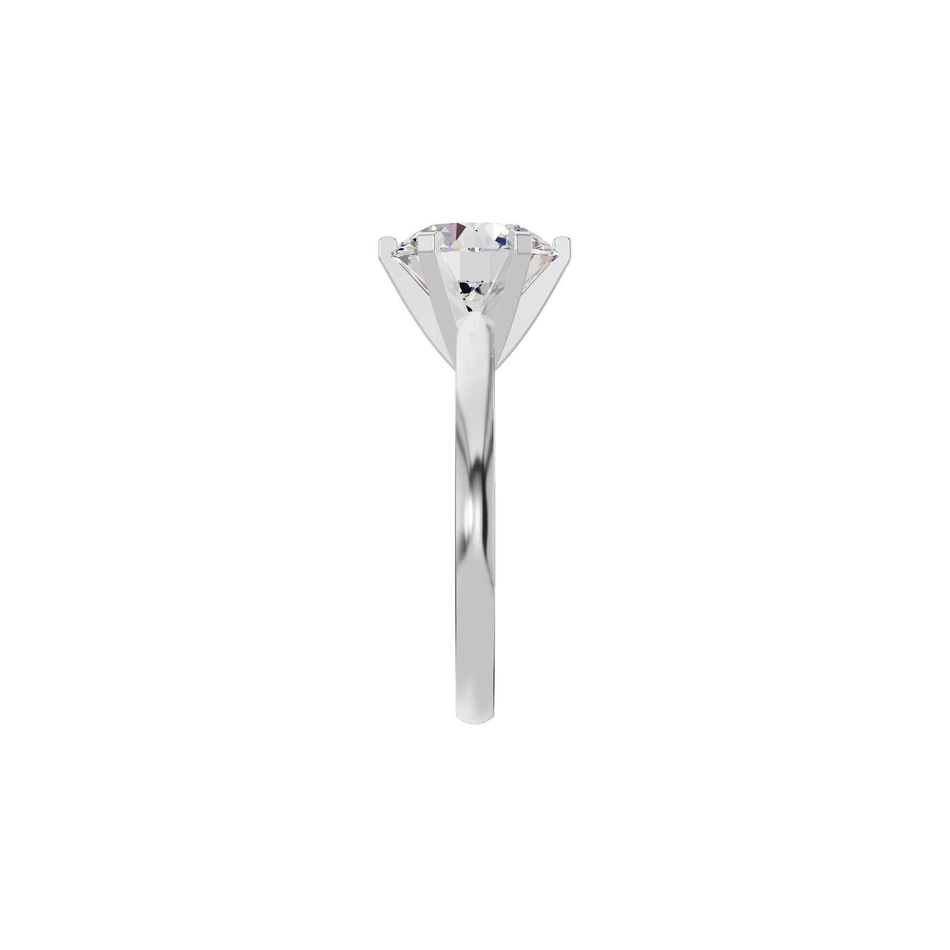 Radiant Allure Diamond Ring 18 KT / White Gold / 18