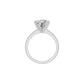 Radiant Allure Diamond Ring 18 KT / White Gold / 18