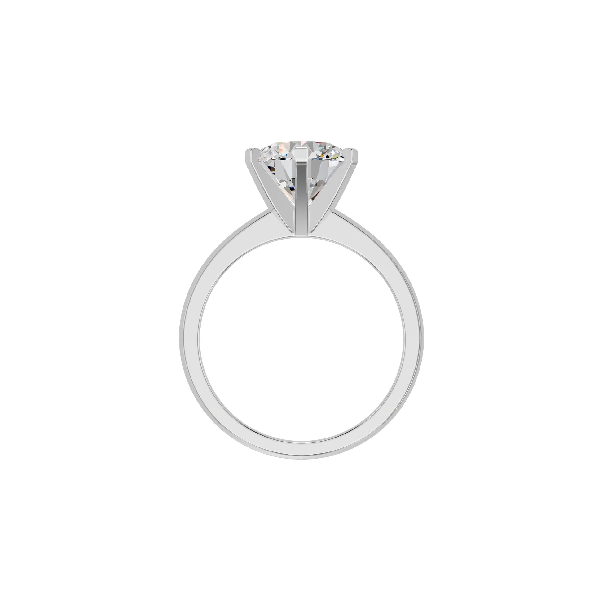 Radiant Allure Diamond Ring 18 KT / White Gold / 18