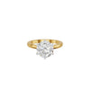 Radiant Allure Diamond Ring 18 KT / Yellow Gold / 18