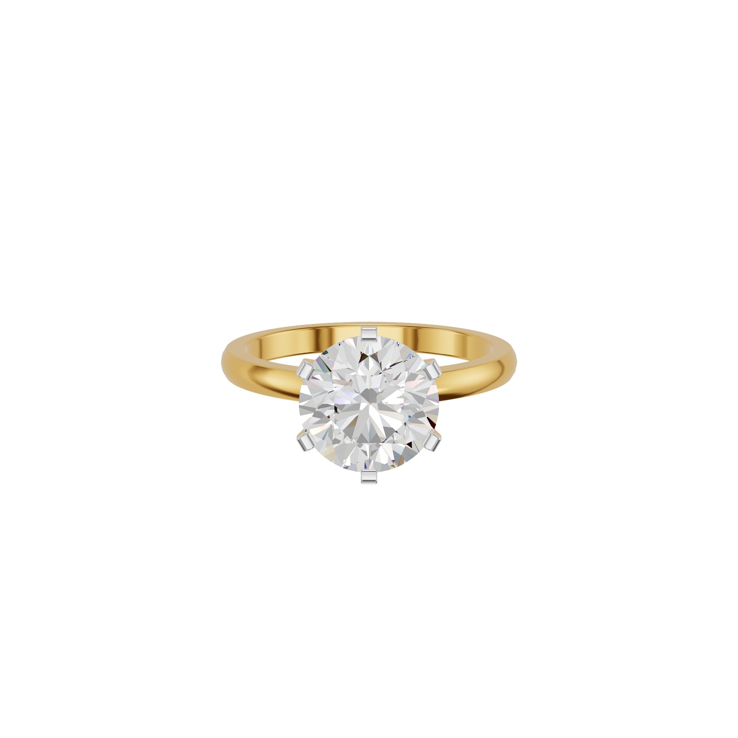 Radiant Allure Diamond Ring 18 KT / Yellow Gold / 18