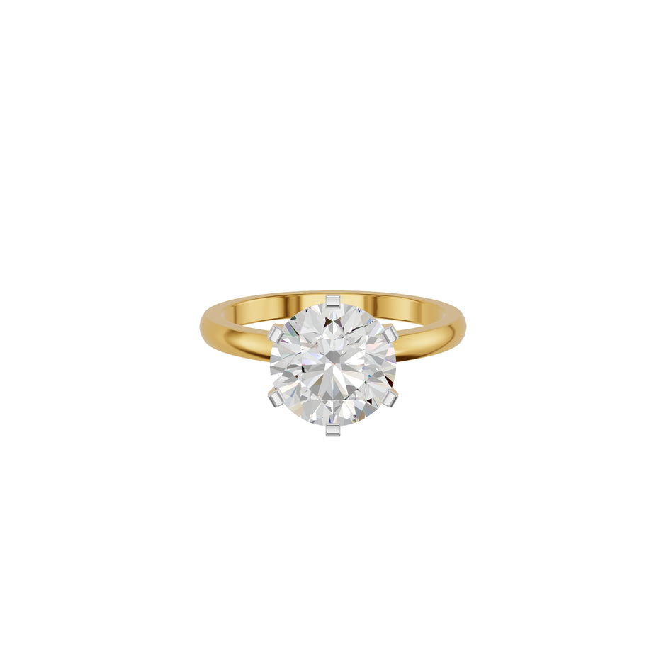 Radiant Allure Diamond Ring 18 KT / Yellow Gold / 18
