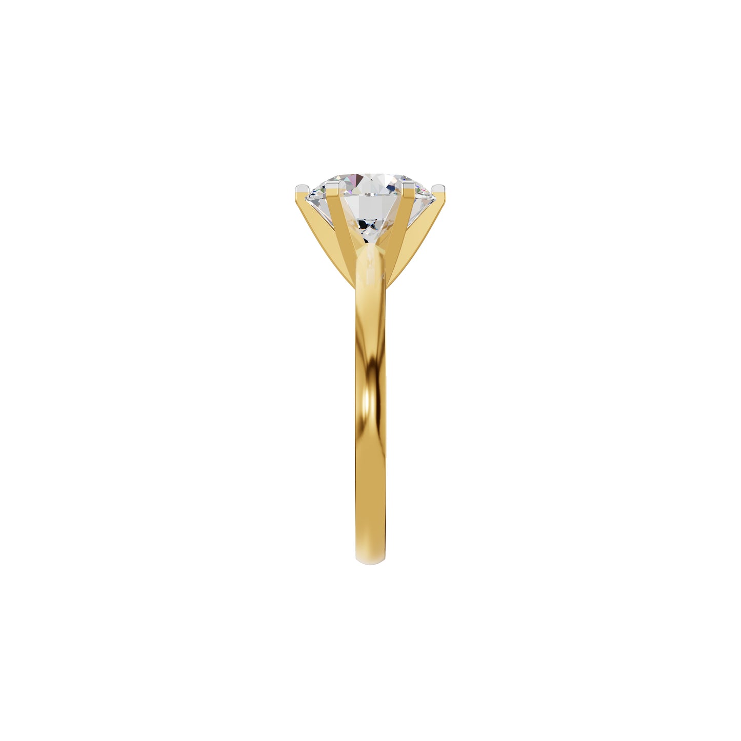 Radiant Allure Diamond Ring 18 KT / Yellow Gold / 18