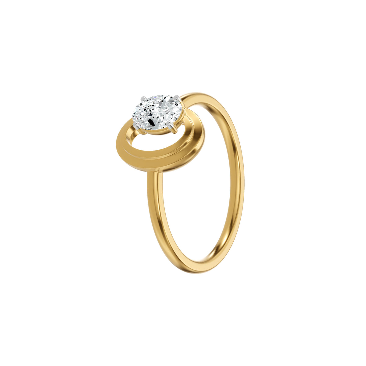 SRG001221 18 KT / Yellow Gold / 18