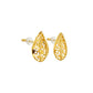 Intricate Filigree Gold Earrings