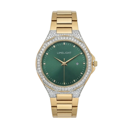 Classic Aveline, 34MM Round Case, Quartz Analogue Watch with Metal Strap for Women, 50M Water Resistance
