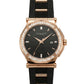 Pinstripe Baguette Edition, 43MM Round Case, Quartz Analogue Watch with Silicon Strap for Men, 50M Water Resistance