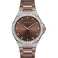 Gradiant Lustre, 41MM Round Case, Quartz Analogue Watch with Metal Strap for Men, 50M Water Resistance