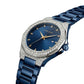 Gradiant Lustre, 41MM Round Case, Quartz Analogue Watch with Metal Strap for Men, 50M Water Resistance