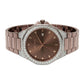 Gradiant Lustre, 41MM Round Case, Quartz Analogue Watch with Metal Strap for Men, 50M Water Resistance