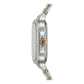Meridian, 39MM Square Case, Quartz Analogue Watch with Metal Strap for Men, 50M Water Resistance