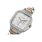 Meridian, 39MM Square Case, Quartz Analogue Watch with Metal Strap for Men, 50M Water Resistance