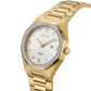Sunray Series, 42MM Round Case, Two Toned Quartz Analogue Watch with Metal Band for Men, 50M Water Resistance