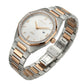 Sunray Series, 42MM Round Case, Two Toned Quartz Analogue Watch with Metal Band for Men, 50M Water Resistance