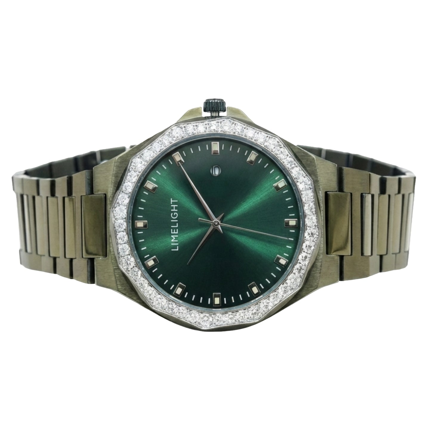 Gradiant Lustre, 41MM Round Case, Quartz Analogue Watch with Metal Strap for Men, 50M Water Resistance