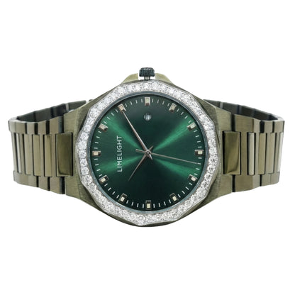 Gradiant Lustre, 41MM Round Case, Quartz Analogue Watch with Metal Strap for Men, 50M Water Resistance