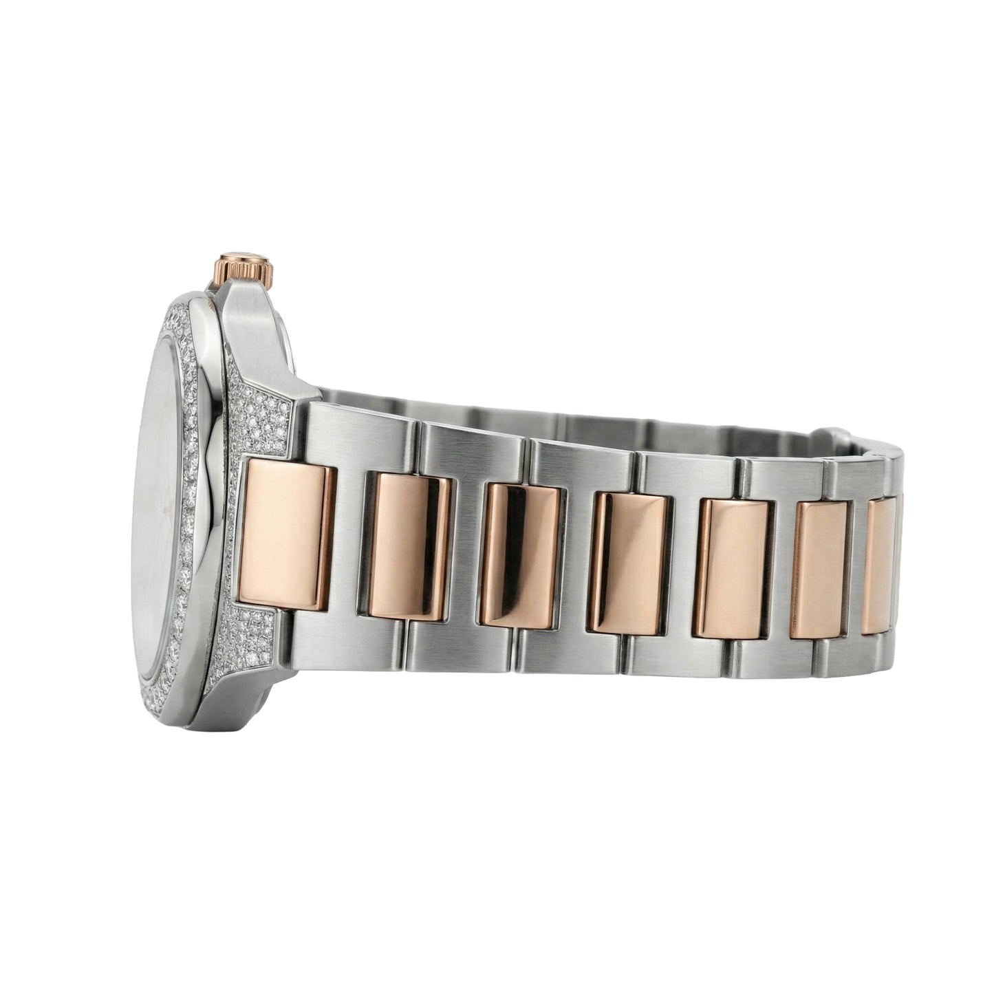 Gradiant Lustre, 41MM Round Case, Quartz Analogue Watch with Metal Strap for Men, 50M Water Resistance