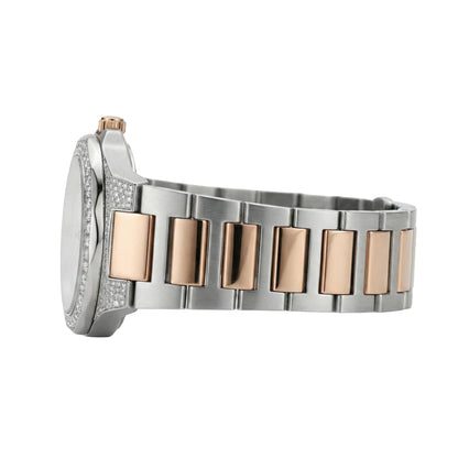 Gradiant Lustre, 41MM Round Case, Quartz Analogue Watch with Metal Strap for Men, 50M Water Resistance