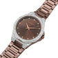 Gradiant Lustre, 41MM Round Case, Quartz Analogue Watch with Metal Strap for Men, 50M Water Resistance