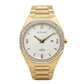 Sunray Series, 42MM Round Case, Two Toned Quartz Analogue Watch with Metal Band for Men, 50M Water Resistance