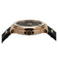 Pinstripe Baguette Edition, 43MM Round Case, Quartz Analogue Watch with Silicon Strap for Men, 50M Water Resistance