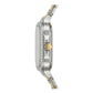 Meridian, 39MM Square Case, Quartz Analogue Watch with Metal Strap for Men, 50M Water Resistance