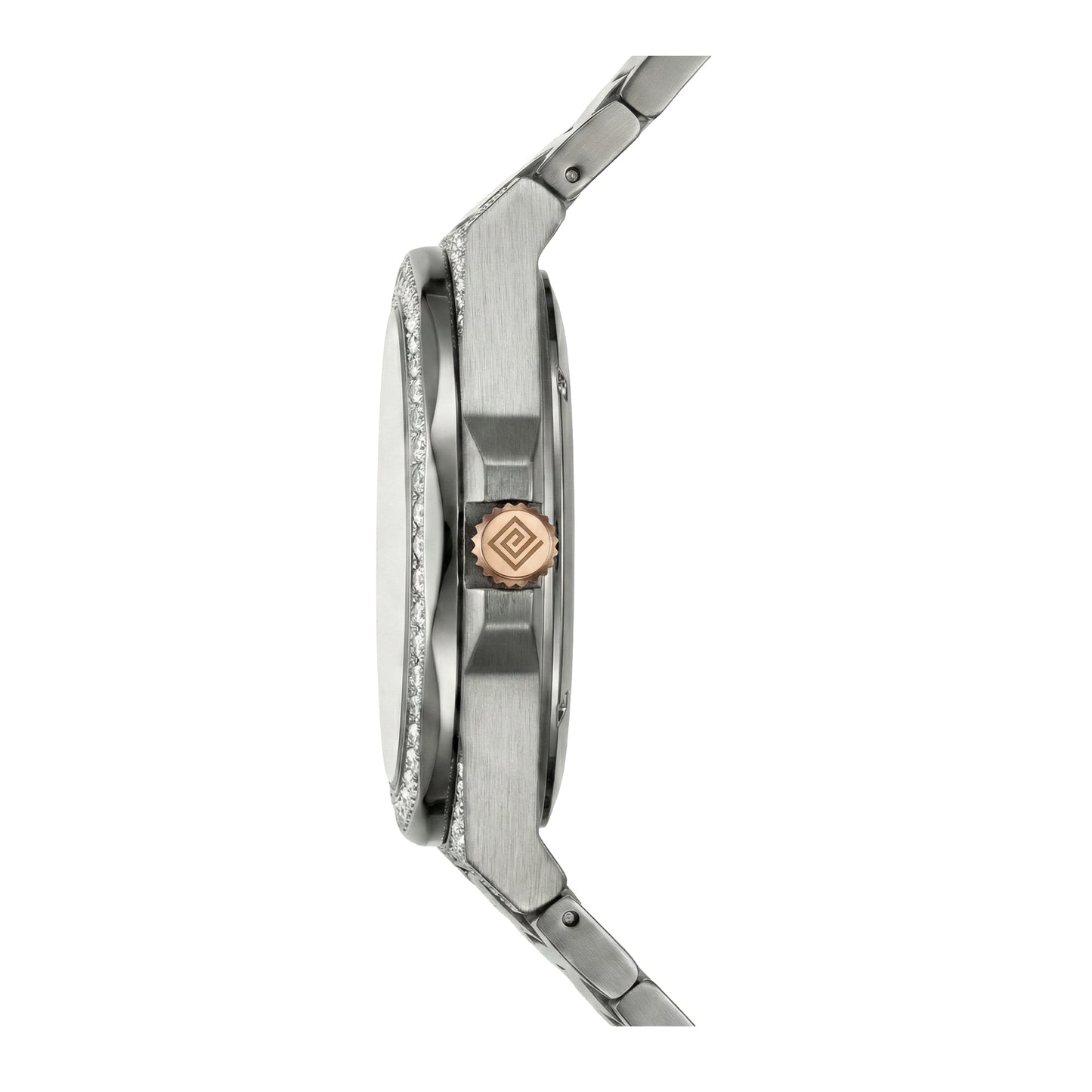 Gradiant Lustre, 41MM Round Case, Quartz Analogue Watch with Metal Strap for Men, 50M Water Resistance