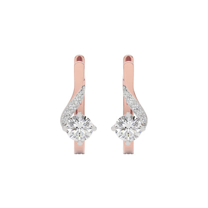 Purity Whisper Diamond Studs 18 KT / Rose Gold