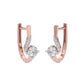 Purity Whisper Diamond Studs 18 KT / Rose Gold