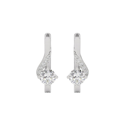 Purity Whisper Diamond Studs 18 KT / White Gold