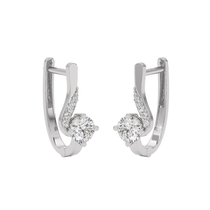 Purity Whisper Diamond Studs 18 KT / White Gold